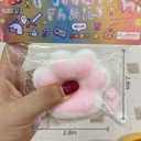 Hamster Squishy Squeeze Toys Bliss Squishy Hamster Cute Soft Cat Paw Squeezebliss 2 Pcs Pinch Family Silicone Squishies Tangcii Fidget Stress Relief Sensory Toys Gifts for Adults Women