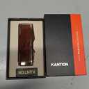 Torch Lighter, 4 Jet Flame Lighter Refillable Butane Windproof Lighter Gift for Men Women (Mahogany, Without Gas)