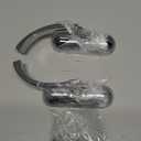 Oval Shape Motorcycle 8mm 10mm Mirrors, Chrome Upgrade Rearview Motorcycle Mirrors Compatible with Harley Road King Softail Street Glide Electra Dyna and More