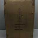 Bdor 2 Pack 26in Farmhouse White Waterproof Wood Metal Decorative Lanterns with Remote Control, Timer, Tempered Glass, Flameless Pillar Candles, Decorative Lanterns for Front Porch, Wedding