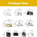 100PCS Metal Decorative Plate Spring Clip, U Clips, Used to Fix Automotive Body Panels Or Decorative Strips