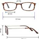 2 x Ultra-thin anti-blue reading glasses anti-glare glasses