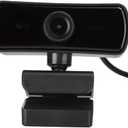 4K Webcam with Built-in Microphone, Widescreen USB Web Camera, Streaming Computer Web Camera for Live Broadcast/Video Conferencing(Black)