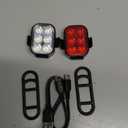 Bike Lights for Night Riding, USB Rechargeable Bike Lights Front and Back, Waterproof IP65 Bicycle Light, 4+6 Modes Bike Headlight and Tail Light Set,1.5 Hrs Fast Charging, Easy to Install
