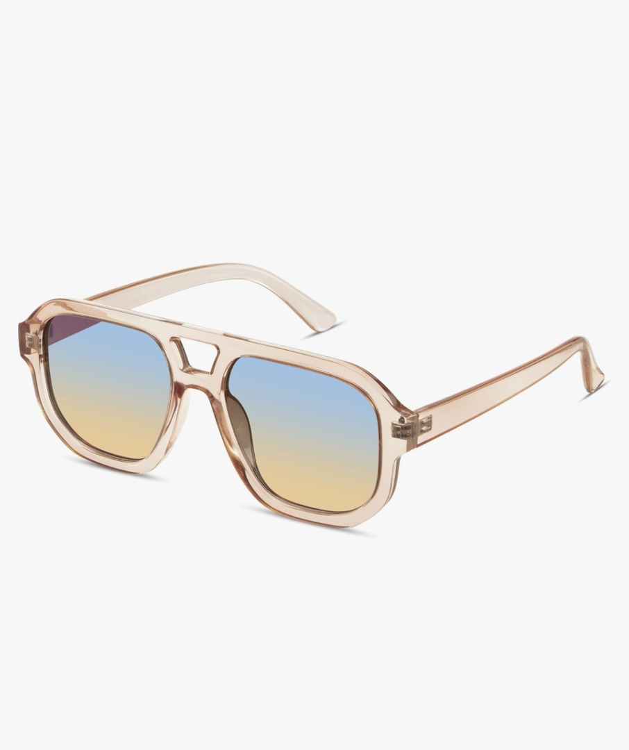 livho Trendy Polarized Square Aviator Sunglasses Women Men Square Eyewear Frame, Retro Sun Glasses for Women Men 2025 Shades