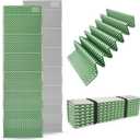 Camping and Backpacking Foam Sleeping Pad (75.59"L x 22.05"W x 0.87"Th, green)