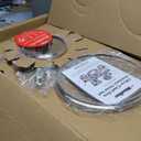 Mueller Pots and Pans Set 17-Piece, Ultra-Clad Pro Stainless Steel Cookware Set, Ergonomic EverCool Handle, Induction Cookware, Includes Saucepans, Skillets, Dutch Oven, Stockpot, Steamer For Cooking (Silver)