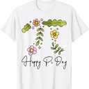 Pi Number Symbol Math Tee for Pi Day 3.14 For Women Girls T-Shirt (Small, White)