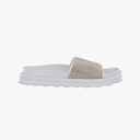 MIA Girl Biz-S Women's Sandal, 8 B(M) US, White