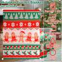Newwiee Christmas Throw Blanket 50" x 60" Soft Knit Throw Blanket for Bed Couch Sofa Living Room, Travel Lightweight Warm Decorative Holiday Theme Home Christmas Decor Gift (Gingerbread Man)