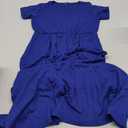 Women Summer Maxi Dress Short Sleeve Swing Casual Vacation Long Beach Sundress Outfits XL