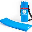 WISE MOOSE Sleeping Pad 4.5 Inch Thick Camping Mattress, Ultralight Camping Pad, Inflatable Tent Mat for Backpacking, Hiking - Inflating Bag and Repair Kit Included 78×28×4.5 Inches 1 Pack