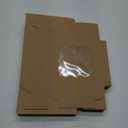 Bakepacker Brown 30-Packs Bakery Boxes with Window 6x6x3 inches Thick & Sturdy Macaroon Pastry Boxes Cookie Boxes for Bakerys