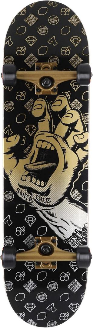 Santa Cruz Skateboards Jackpot Hand Complete (8.25 inch, Multicoloured)