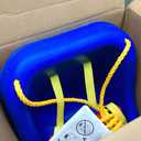 Little Tikes Snug 'n Secure Blue Swing with Adjustable Straps, 2-in-1 for Baby and Toddlers Ages 9 Months - 4 Years