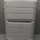 Samsonite Freeform Hardside Carry-On Luggage with Spinner Wheels - Hardshell Suitcase - TSA, Airline-Approved - Expandable Hard Shell, Smooth Rolling Wheels for Lightweight Travel - White 23"