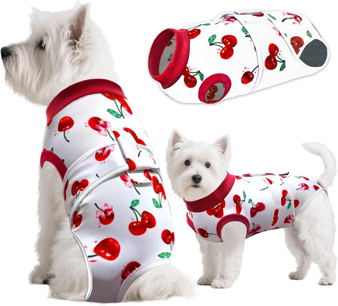 Dog Surgery Recovery Suit, Abdominal Surgical Suit for Male Female Dog Post Spay Neuter, Breathable Pet Onesie E-Collar & Cone Alternative, Surgery Shirt to Prevent Licking, XX-Large
