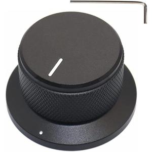 44 x 25mm Aluminum Rotary Electronic Control Potentiometer Knob for 6 mm Diameter Shaft, Volume Control Knobs, Audio knob, Guitar KnobsSwitch Knob