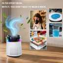 Epoxy Resin air Purifier, with Filter Element Purifier with Night Light Mode, Resin molding and Casting air Filtration System, epoxy Tool Accessories consumables