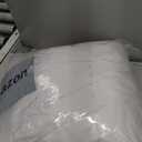 Headrest Pillow for Pool Chaise Lounge, Pool Lounge Pillows Outdoor with Elastic Band for Recliner and Pool Patio Chairs, Head Neck Support Pillow (White, 21.2x8.6x3.9)