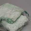 OLANLY Bathroom Rug Set 2 Piece, Soft Absorbent Microfiber Bath Mats and U-Shaped Contour Toilet Rug, Non-Slip, Machine Wash Dry, Plush Shaggy Bath Mats for Bathroom (24"x16"+24"x20", Green)