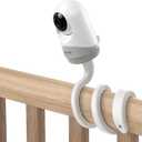 HOLACA Flexible Twist Mount for Hellobaby HB6550/HB65/HB66/HB248, Blemil Baby BL9052-2,JUAN2215 and VTimes302 Baby Monitor Camera Stand Bracket for Crib Without Tools or Wall Damage(Twist Mount)