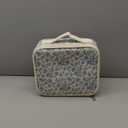 Relavel Travel Makeup Case, Professional Makeup Artist Makeup Bag, Portable Makeup Train Case Organizer with Adjustable Dividers, Cute Cosmetic Bags Birthday Gifts for Girls and Women, Floral Print (Small)