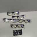 Gaoye 4.0 Professional Reading Glasses for All Day - Computer Readers with Blue Light Protection - Value Pack