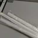 White Tension Curtain Rods 41-126 In Extra Long Outdoor Patio Curtain Rods No Drilling Adjustable Heavy Duty Tension Rods for Windows Bathroom Living Room Curtains, Rod Diameter 1.26In