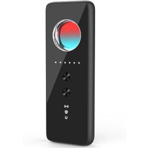 smhawk Hidden Camera Detector - 2025 Camera Detector, Bug Detector, GPS Tracker Detector, spy Camera, Listening Device Detector for Hotels, Home, Office, 6 Levels Sensitivity,4 Modes (black)