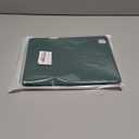 ZryXal New iPad Pro 12.9 Inch Case 2022/2021/2020(6th/5th/4th Gen) with Pencil Holder,Smart Case [Support Touch ID and Auto Wake/Sleep] with Auto 2nd Gen Pencil Charging (Midnight Green)