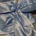 Extra Long Satin Blue Bow for Coquette Room Decor,70x20 Inch Bow Wall Decor for Valentine's Day Bachelorette Bridal Shower Wedding Birthday Decorations