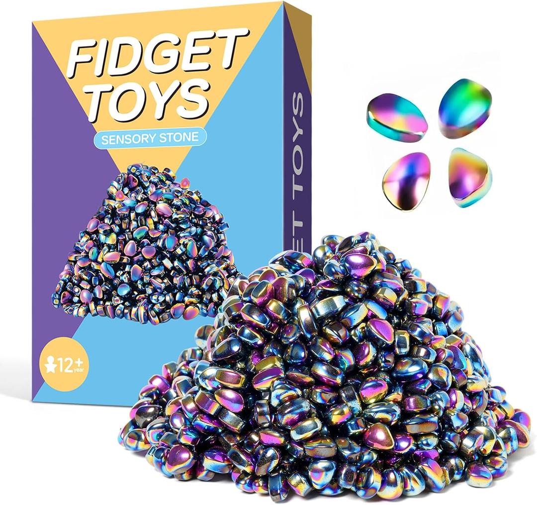 Sensory Fidget Toys - Fidget Toy for Adult - Anxiety Stress Relief Toys for Autistic ADHD - Desk Toys - Gifts for Coworkers Teenagers (Colorful)