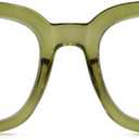 Madison Avenue Oversized Blue Light Blocking Glasses for Women Fashion Blue Light Blockers Anti Eyestrain & UV Protection Computer Eyeglasses (Olive Green)