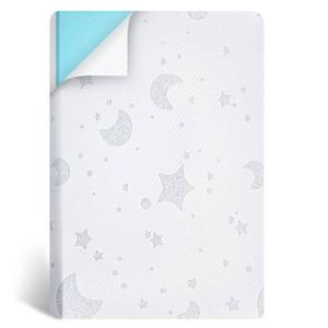 Pack and Play Mattress, 38x26 Memory Foam Pack N Play Mattresses Pad with Breathable Removable Cover, High Resilience Dual-Sided Soft & Firm Support Baby Mattress for Pack N Play