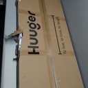 Huuger Folding Desk for Small Spaces, 39.3 Inch Foldable Computer Table, for Home Office, Study, Bedroom, Dorm, Space Saving, Small Writing Work Office Computer Desk, Easy to Fold, Rustic Brown