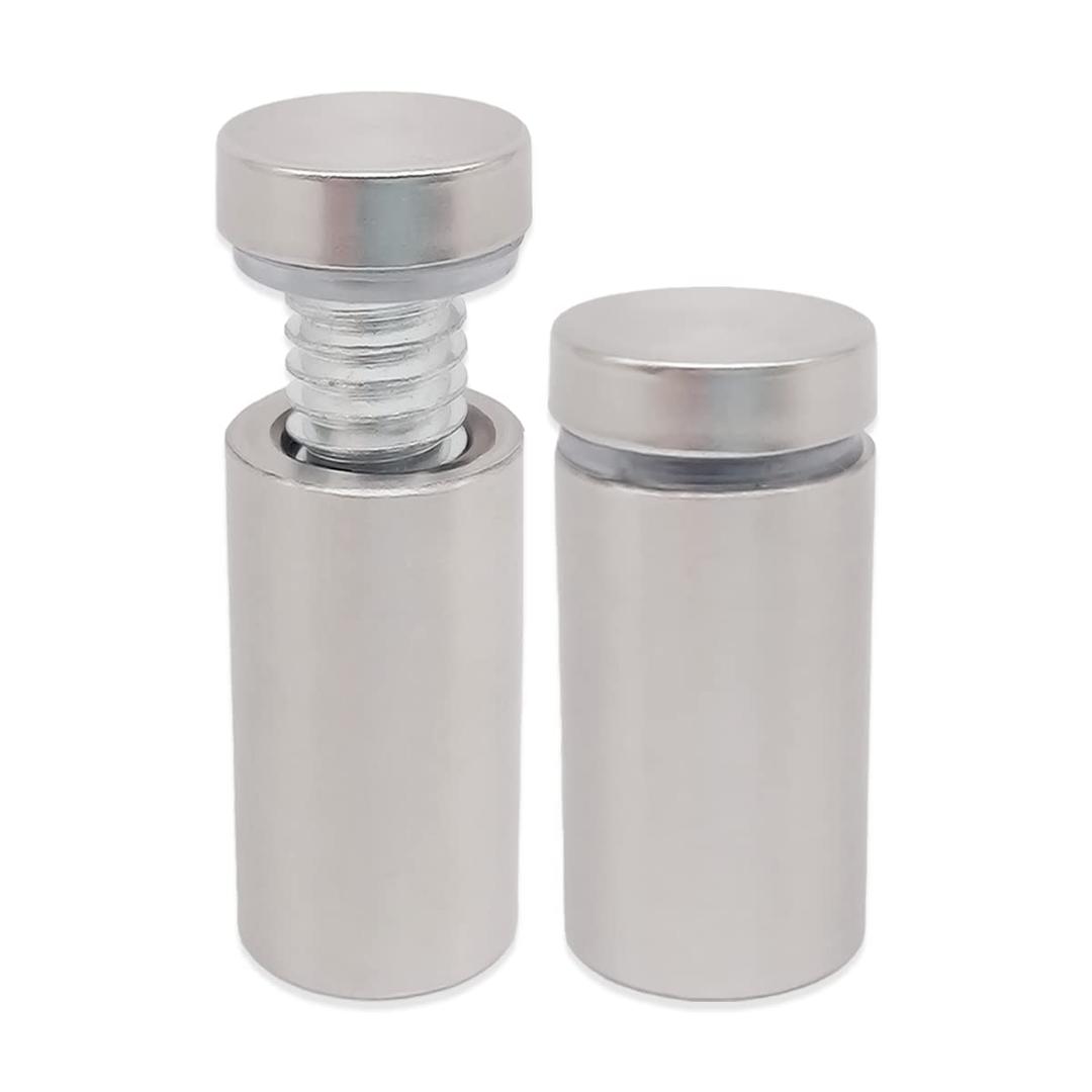 Lantee Standoff Screws - 20Pcs 3/4 x 2 Inch Stainless Steel Standoff Wall Mounts for Acrylic/Glass/Panel/Store Sign, 19 x 50mm