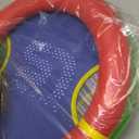 Fun Bouncy Paddle & Stringy Ball Toss & Catch Game - Easy to Use for Kids All Ages - Soft Foam Design for Safe Play Indoors or Outdoors - Also Works as Flying Disc - Great Gift Idea for Boys & Girls (Red & Green)