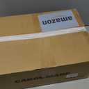 CAROLMADE Small Foot Stool Ottoman Footstool with Legs Under Desk Footrest for Living Room Bedroom and Office,Linen-Brown