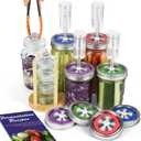 Artcome 22 PC Water Airlock Fermentation Kit - Easy Fermentation Kit for Wide Mouth Mason Jars - (Jars Not Included)