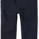 The Children's Place Stretch Relaxed Straight Chino Pants,multipacks (5, New Navy 2-pack)