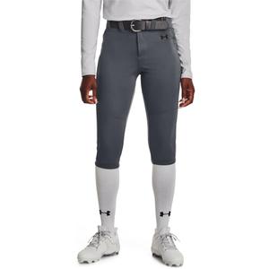Under Armour Women's Utility Softball Pants 22 ((012) Pitch Gray / / Black)