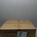 WONDMED Aluminum Rollator Walker Foldable with Seat, with 10-inch Front Wheels for Senior, Elderly (Blue)