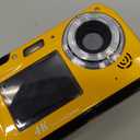 Underwater Camera 4K 48MP Waterproof Digital Camera with 32GB Card, Dual-Screen Selfie (Front & Rear), 10FT/3M Dive for Snorkeling, Surfing, Rafting, Swimming, Travel