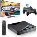 Kinhank Super Console X2 Pro Retro Game Console with 60000+Games,Video Game Console EmuELEC 4.5&Android 9.0 in 1,Compatible with 65+ Emulators,2 Controllers