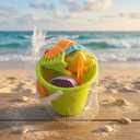 Beach Toys for Toddlers, Sand Castle Toys with Bucket, 