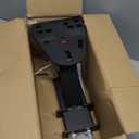 Lusheer Stake Pocket Spare Tire Carrier Mount,Trailer Spare Tire Mount,Fits Most 4 & 5 & 6 & 8 Lugs Wheels on 4",4.25", 4.5'', 4.75'', 5", 5.5",6" or 6.5" Bolt Patterns,Heavy Duty Powder Coat