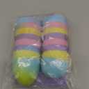 stargo 8 Pack - Plastic Easter Eggs Empty 3.2” Large Plastic Eggs Fillable for Easter Egg Hunt, Easter Egg Basket, Party Favor, Surprise Egg. Set of Multicolored Ombre Pastel Eggs