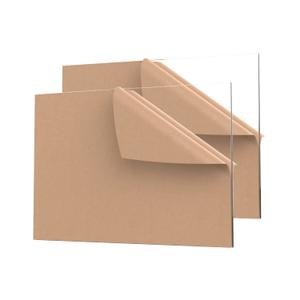 INTELLIMADE, Acrylic Sheet Plexiglass 6" x 12" Rectangle Panel 1/8" (3mm) Thick, Cast Plexi Glass Board with Protective Paper for Signs, DIY Display Projects, Craft and Easy to Cut, 2-Pack, Clear INTELLIMADE, Acrylic Sheet Plexiglass 6" x 12" Rectangle Panel 1/8" (3mm) Thick, Cast Plexi Glass Board with Protective Paper for Signs, DIY Display Projects, Craft and Easy to Cut, 2-Pack, Clear