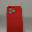 LOVE 3000 Designed for iPhone 15 Pro Case, Premium Silicone with [Soft Anti-Scratch Microfiber Lining] Shockproof Protective Phone Case for Men Women Girls 6.1", Red